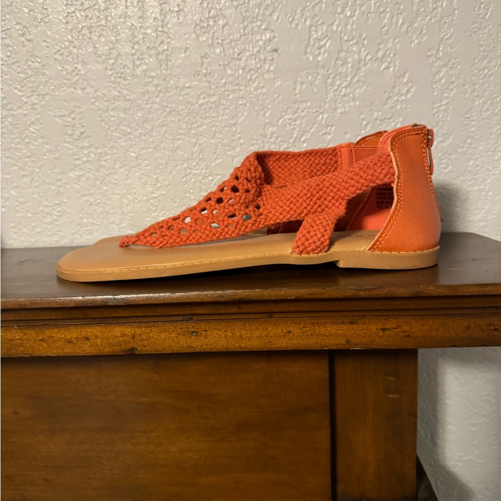 Torrid Orange Crochet Sandals - Picture 4 of 6